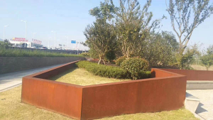 大通耐候钢挡土墙